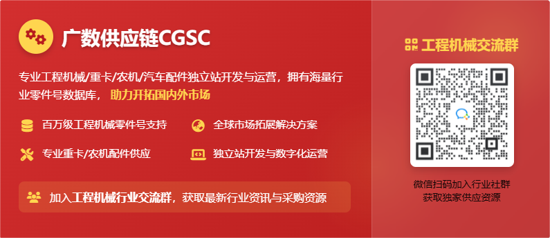 工程機械外貿獨立站開發(fā)  小松Komatsu零件號 3188 
